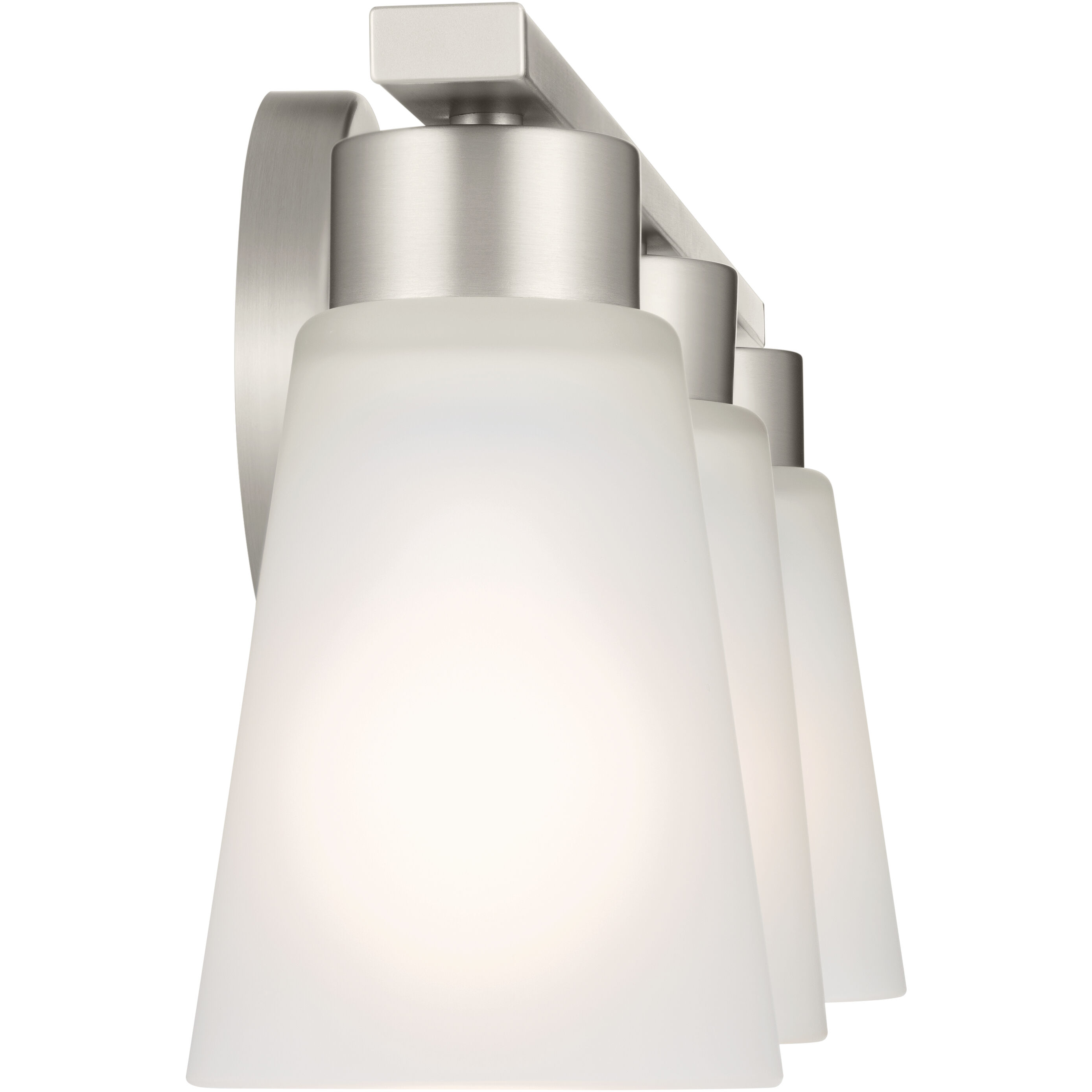 Stamos 3 Light 22 inch Brushed Nickel Bath Vanity Light Wall Light, 3 Arm