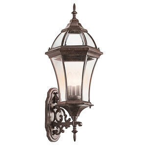 Townhouse 3 Light 31 inch Tannery Bronze Outdoor Wall, X-Large
