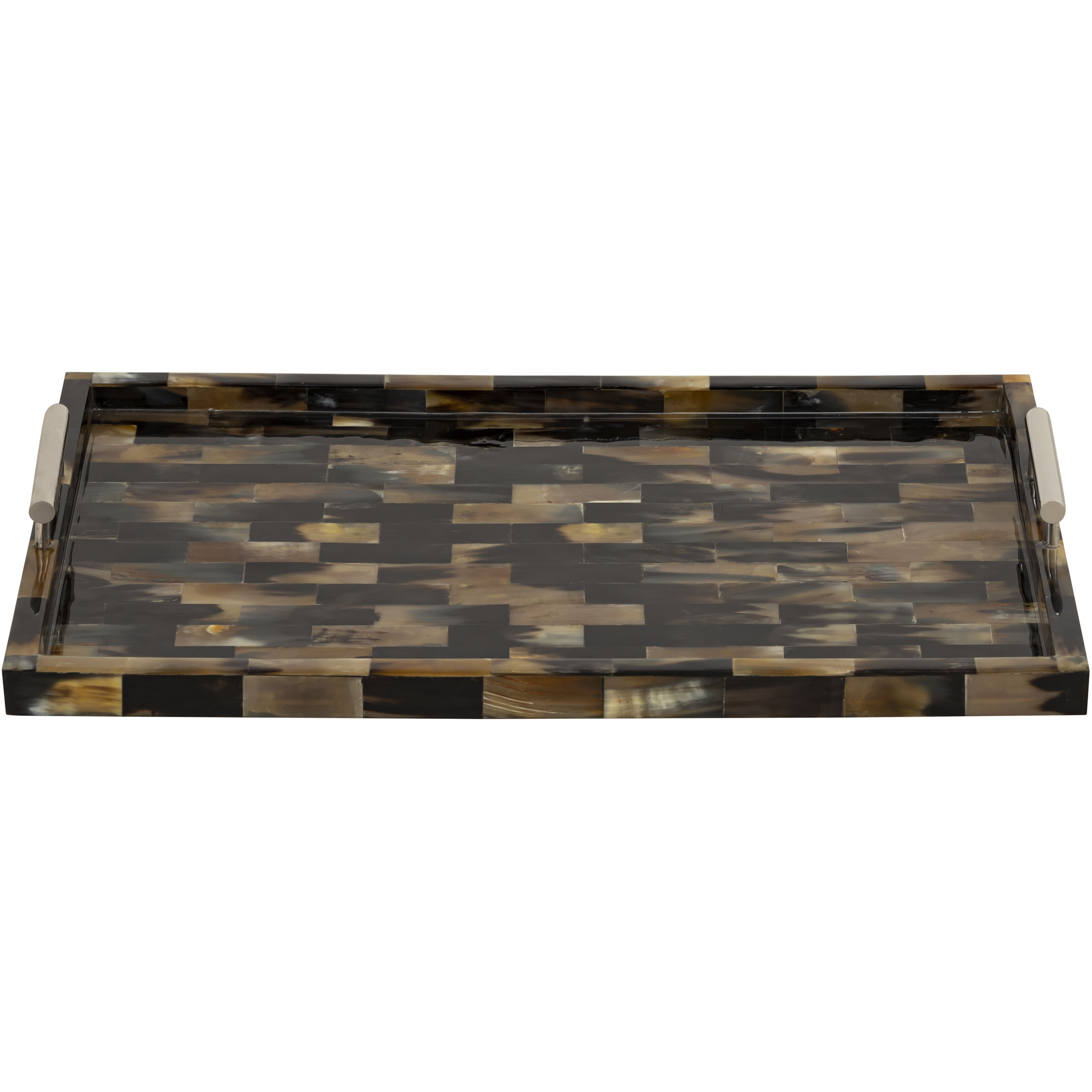 Great Horn Brown with Stainless Steel Tray