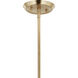 Alvaro 5 Light Champagne Bronze Chandelier Ceiling Light, 1 Tier Small