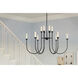 Moraine LED Black Chandelier Ceiling Light
