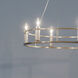 Rosalind 6 Light 33.25 inch Brushed Natural Brass Chandelier Ceiling Light