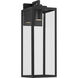 Branner 1 Light 24 inch Textured Black Outdoor Wall Light
