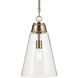 Marsailli 1 Light Champagne Bronze Pendant Ceiling Light, Medium
