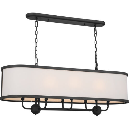 Homestead Heddle 8 Light 13 inch Textured Black Chandelier Ceiling Light, Heddle