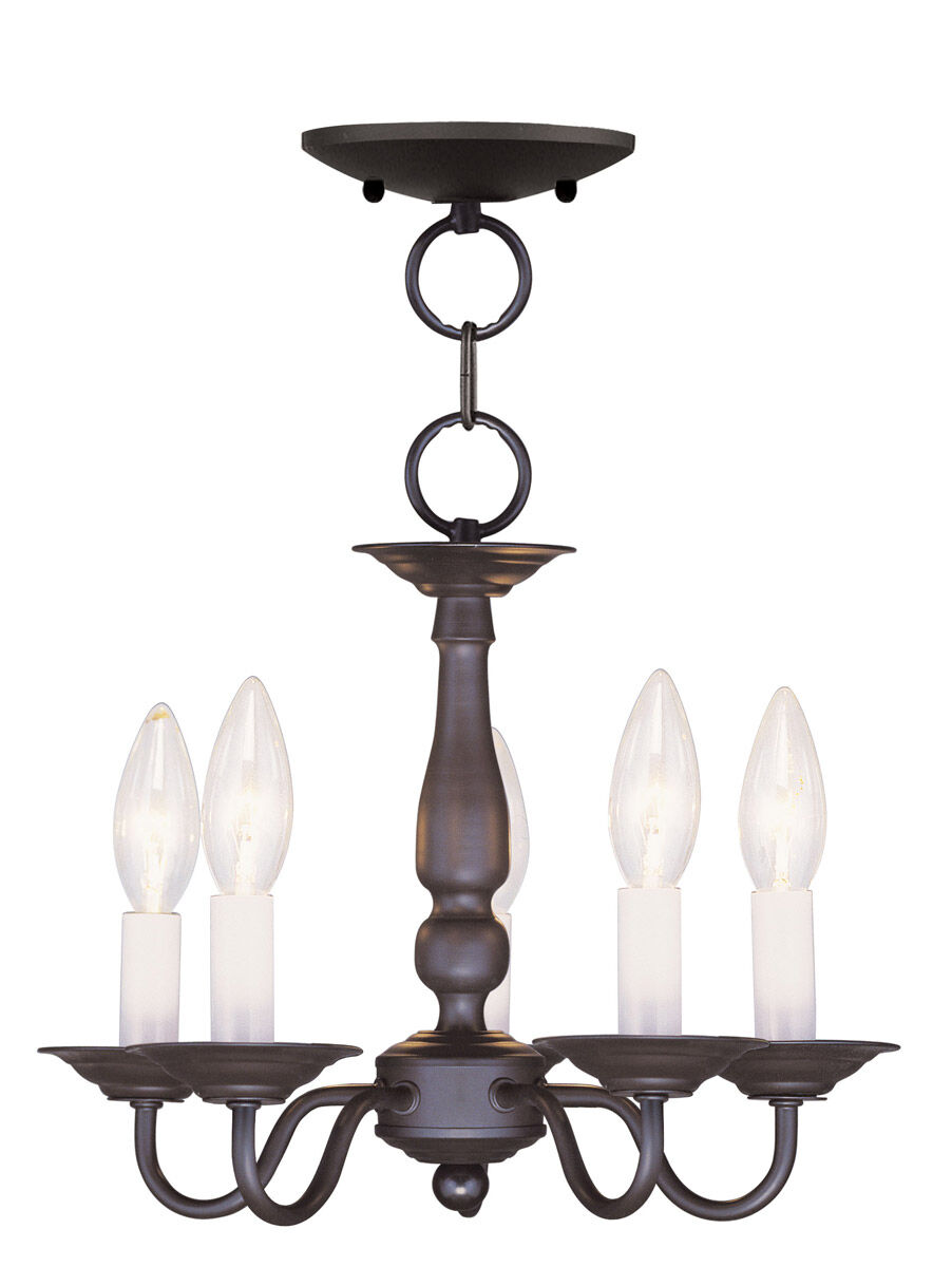 Williamsburgh 5 Light 13.00 inch Mini Chandelier