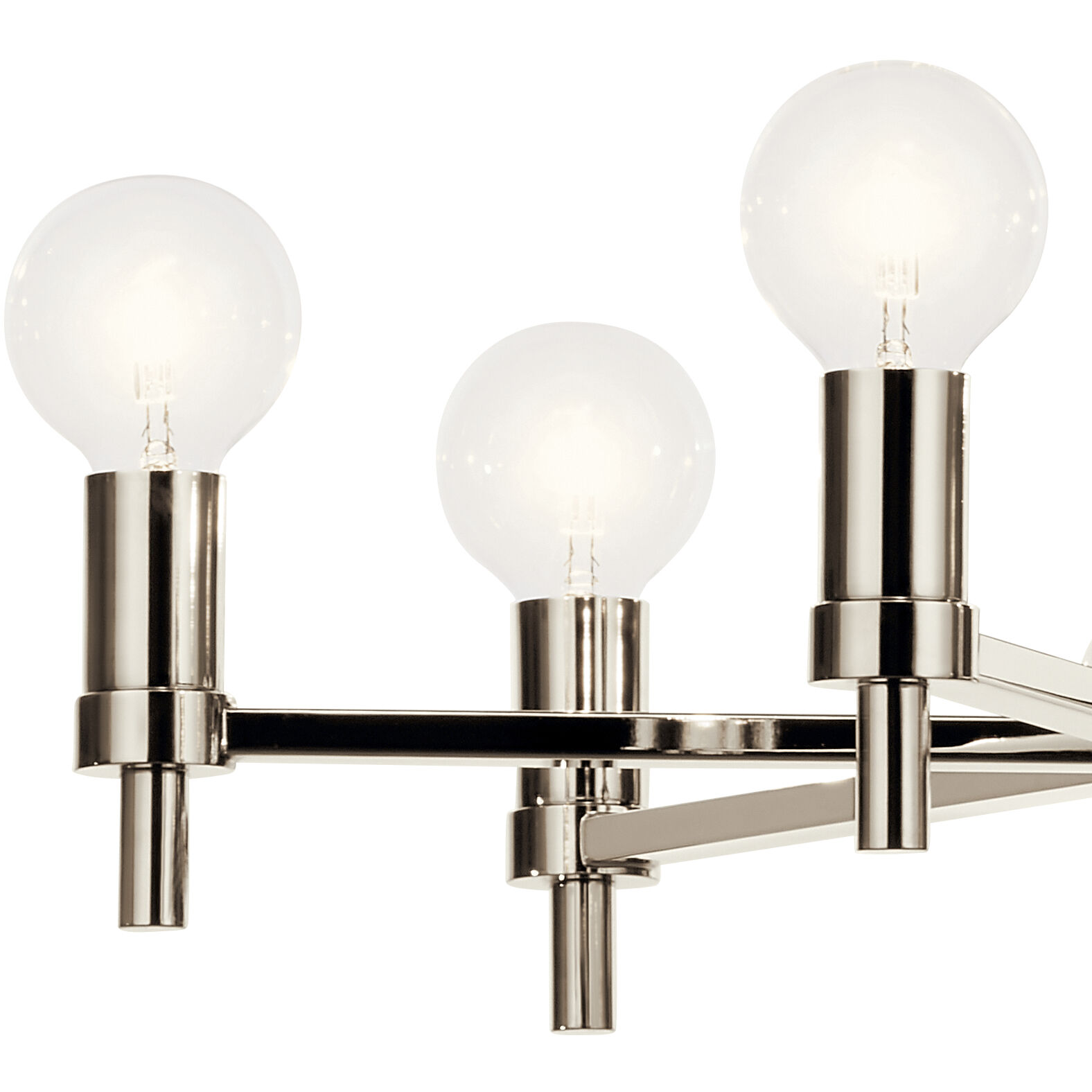 Torvee 6 Light 25 inch Nickel Textured Chandelier Ceiling Light, Medium