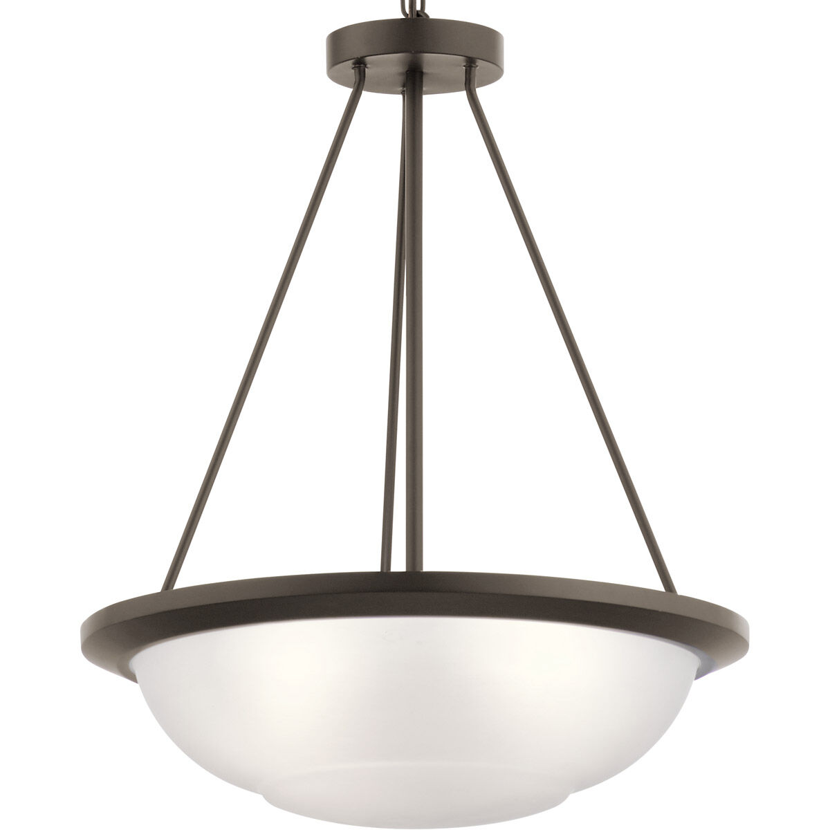 Ritson 3 Light 18 inch Olde Bronze Inverted Pendant Small Ceiling Light