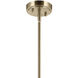 Ophira 1 Light Champagne Bronze Pendant Ceiling Light