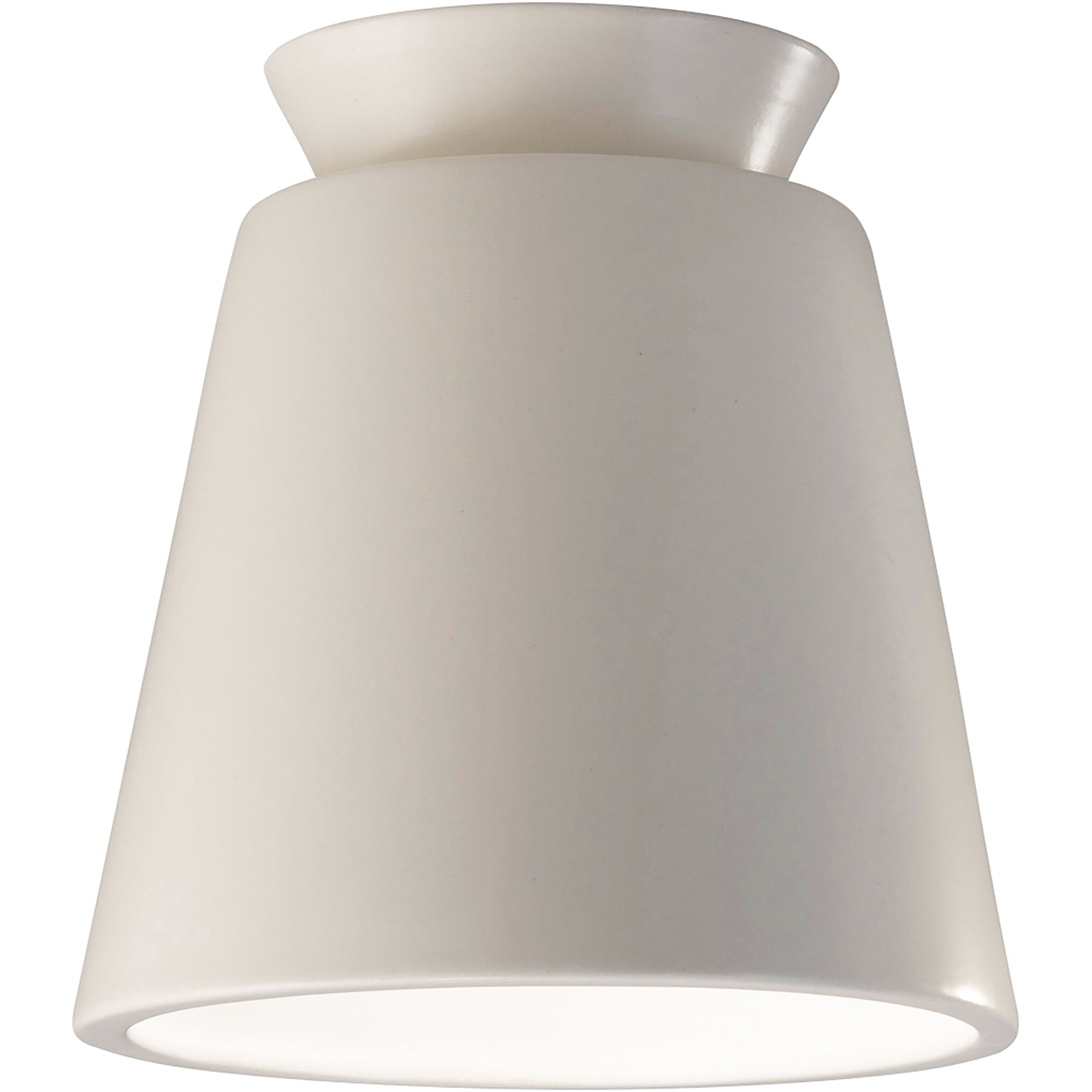 Radiance Collection 1 Light 7.5 inch White Crackle Flush-Mount Ceiling Light