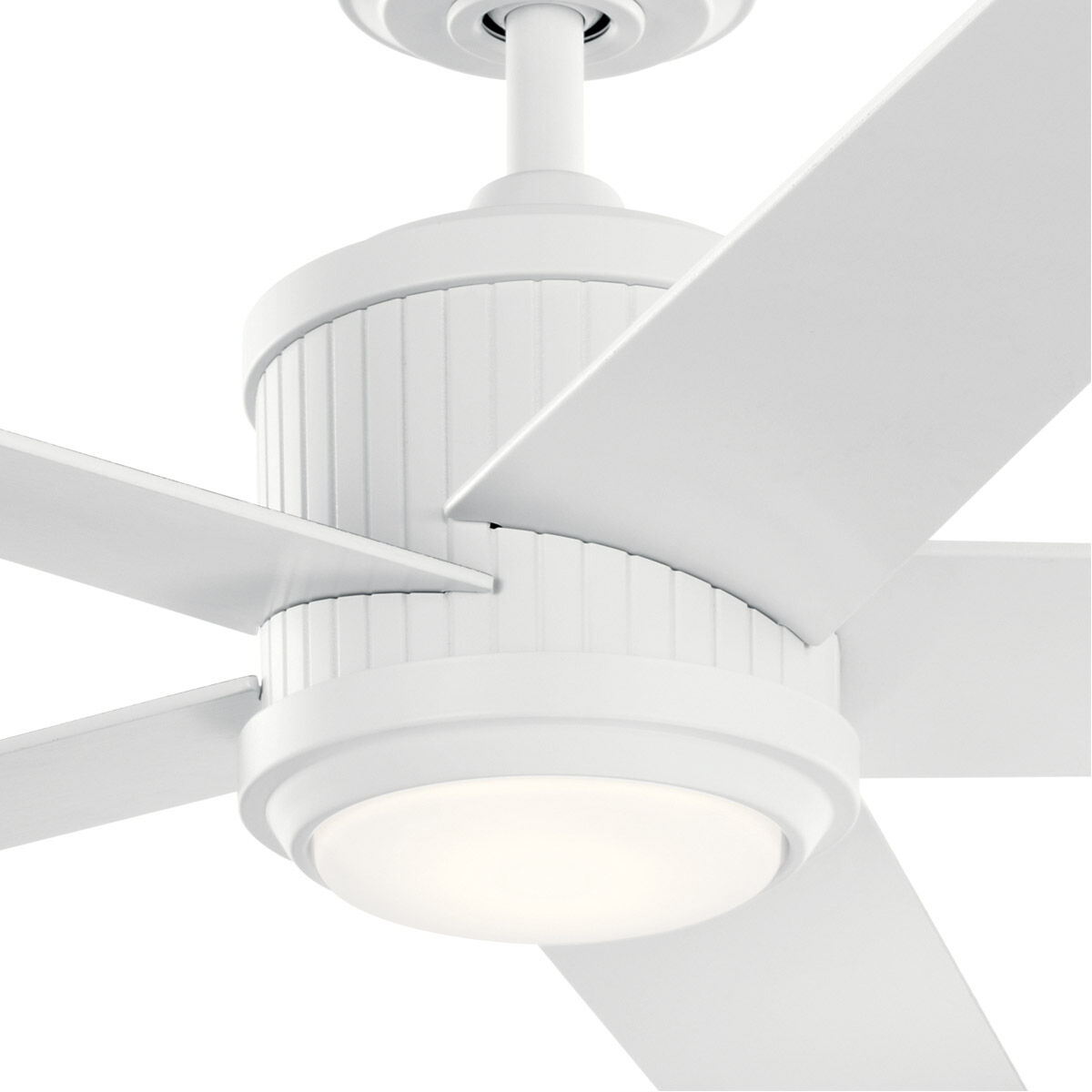 Brahm 56 inch Matte White Ceiling Fan 