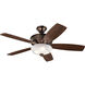 Monarch Ii Select 52 inch Oil Brushed Bronze with Walnut Blades Ceiling Fan
