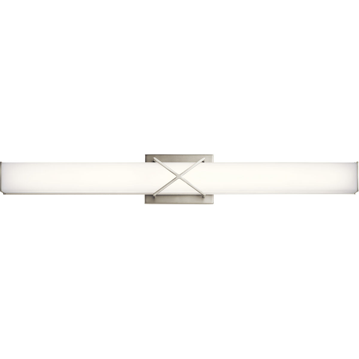 Trinsic LED 32 inch Brushed Nickel Linear Bath Large Wall Light, Large