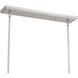 Pallas 3 Light 4.5 inch Polished Nickel Chandelier Ceiling Light
