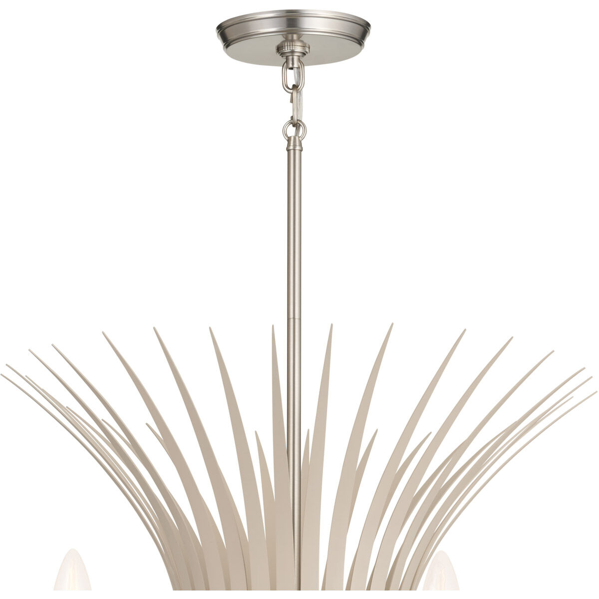 Homestead Baile 9 Light 37 inch Brushed Nickel Chandelier Ceiling Light, Baile