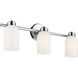Shae 3 Light 24.25 inch Chrome Vanity Light Wall Light