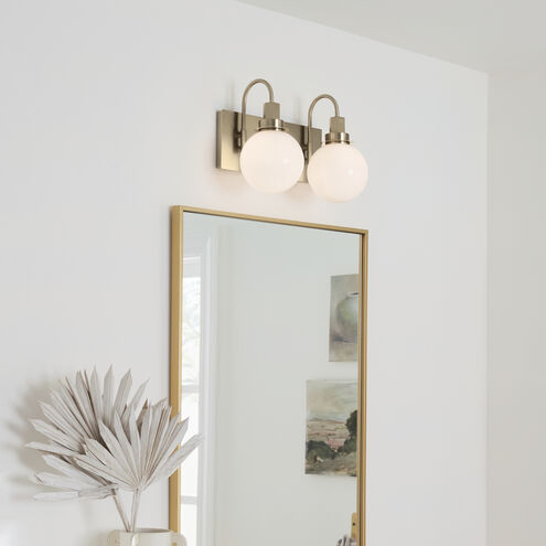 Hex LED 14.25 inch Champagne Bronze Bathroom Vanity Light Wall Light