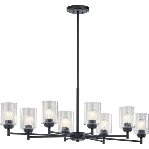 Winslow 8 Light 20 inch Black Chandelier 1 Tier Small Ceiling Light, Small
