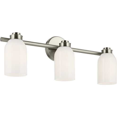 Shae 3 Light 24.25 inch Brushed Nickel Vanity Light Wall Light