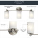 Joelson 3 Light 24 inch Brushed Nickel Wall Mt Bath 3 Arm Wall Light in Incandescent