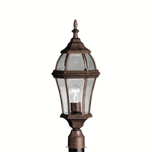 Townhouse 1 Light 24 inch Tannery Bronze Outdoor Post Lantern