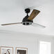 Pinion 60 inch Anvil Iron with Dist Antiq Gray Blades Ceiling Fan