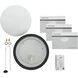 Accessory LED LED Integrated Distressed Black Fan Light Kits