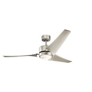 Rana 60 inch Brushed Nickel with Nickel Blades Ceiling Fan