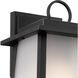 Noward 1 Light 10.25 inch Black Outdoor Wall Sconce, Medium