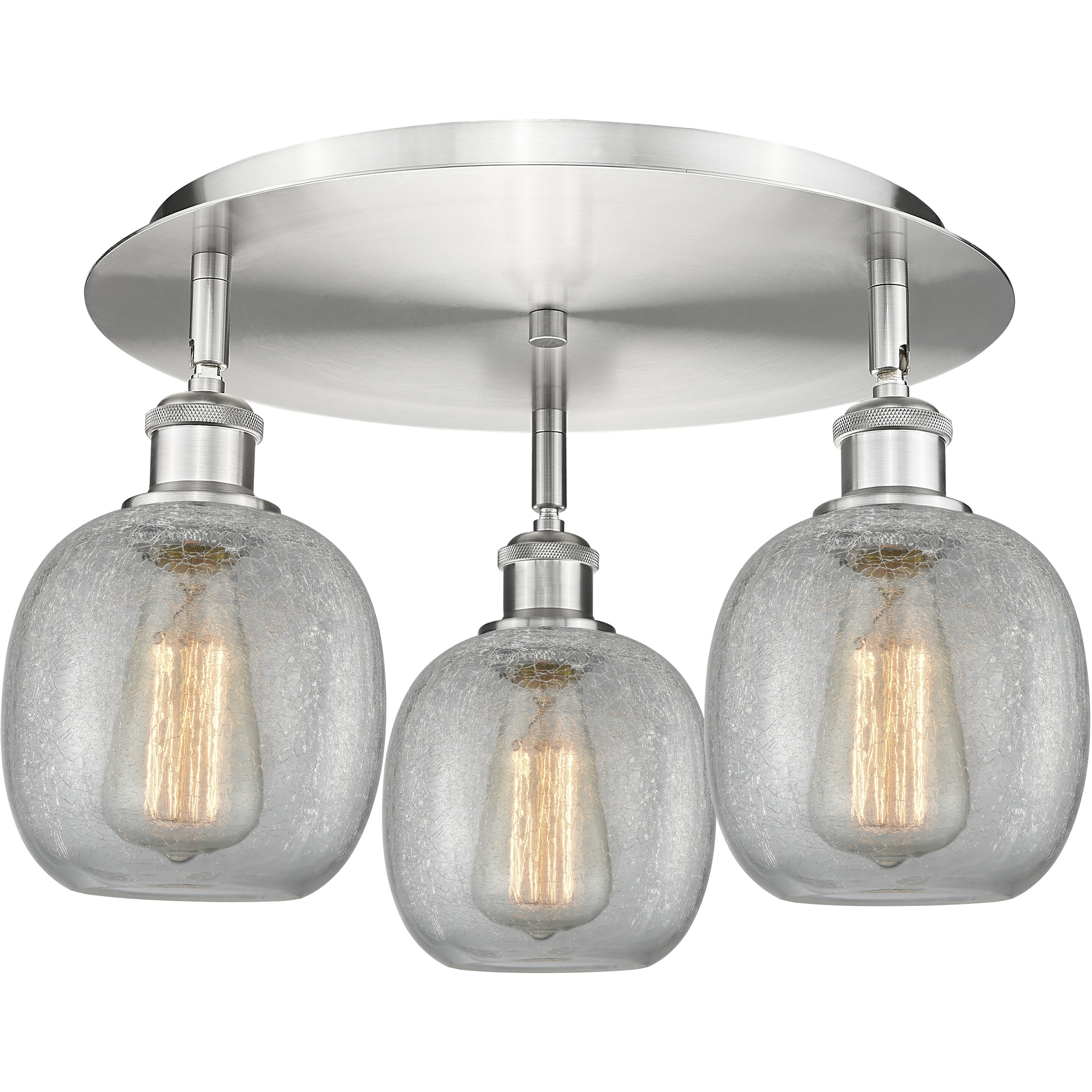 Belfast 3 Light 17.75 inch Flush Mount