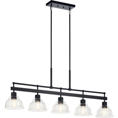 Eastmont 5 Light 8 inch Black Chandelier Ceiling Light