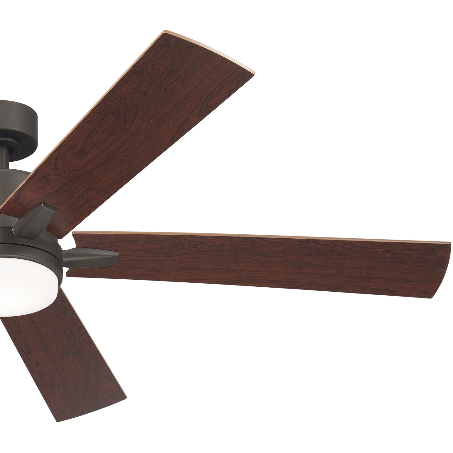 Lucian 60 inch Olde Bronze with Walnut/Cherry Blades Ceiling Fan