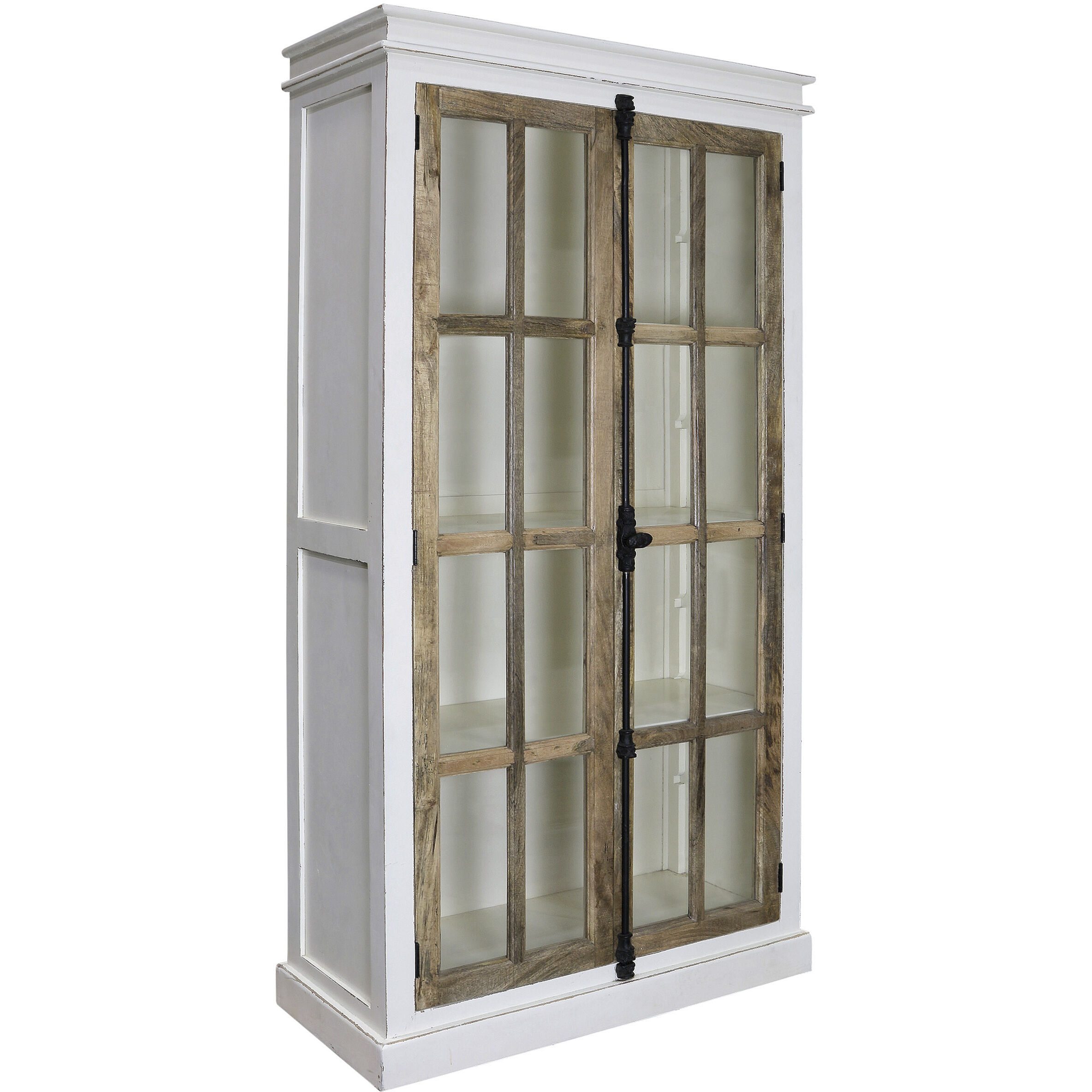Tucker White and Natural Cabinet 