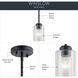 Winslow 1 Light 4.25 inch Black Mini Pendant Ceiling Light