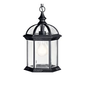 Barrie LED 8 inch Black Outdoor Hanging Pendant