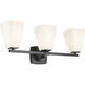 Marant 3 Light 23.75 inch Black Vanity Light Wall Light