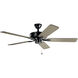 Basics Pro 52 inch Satin Black Ceiling Fan