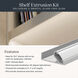 TE Series Silver 24 inch Shelf Extrusion Kit