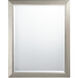 Independence 30 X 24 inch Brushed Nickel Wall Mirror