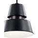 Lozano 1 Light 9 inch Black Outdoor Hanging Pendant