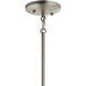Jolie 1 Light 5 inch Brushed Nickel Mini Pendant Ceiling Light in Incandescent