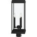 Lundon 3 Light 22.75 inch Black Outdoor Post Lantern