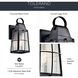 Tolerand 1 Light 12 inch Textured Black Outdoor Wall, Small