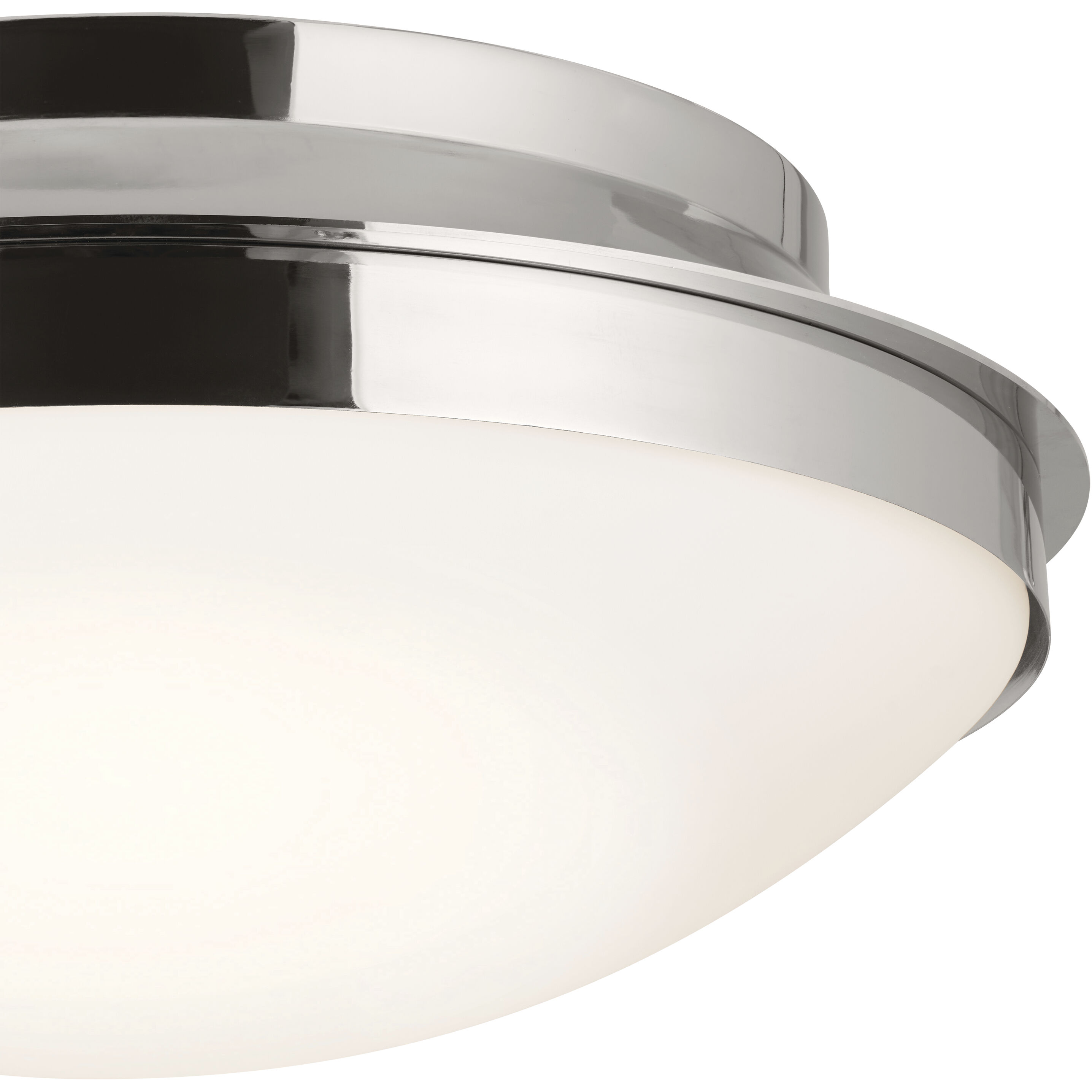 Bretta 3 Light 17.75 inch Polished Nickel Flush Mount Ceiling Light