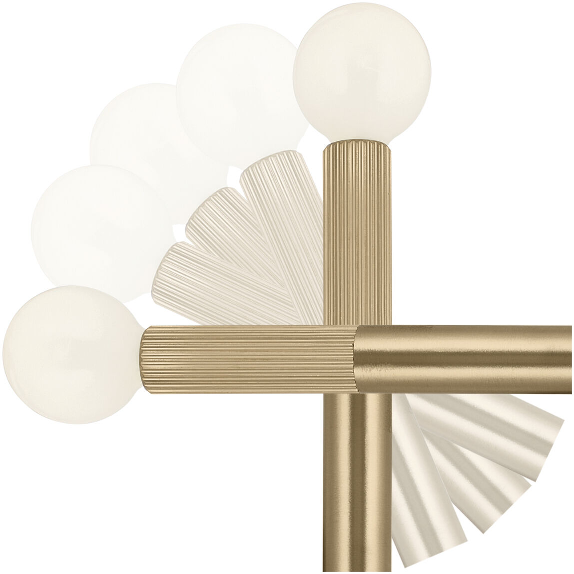 Odensa Wall Sconce Wall Light in Champagne Bronze