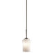 Aubrey 1 Light 5 inch Brushed Nickel Mini Pendant Ceiling Light in Incandescent