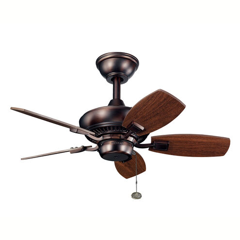 Canfield 30 inch Oil Brushed Bronze with Cherry Blades Ceiling Fan