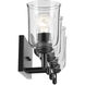 Shailene 4 Light 29.75 inch Black Bath Light Wall Light