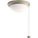 Accessory LED LED Integrated Antique Satin Silver Fan Light Kits