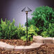 Independence 12 3.00 watt Textured Black Landscape 12V LED Path/Spread in 2700K